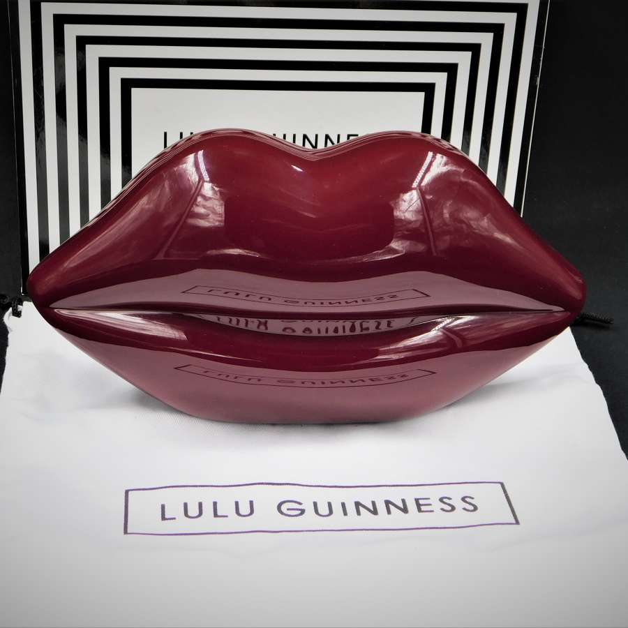 Lulu Guinness Red Perspex Lips