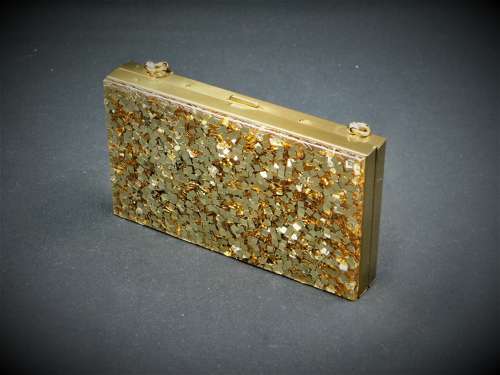 Glitter Lucite Compact Carryall