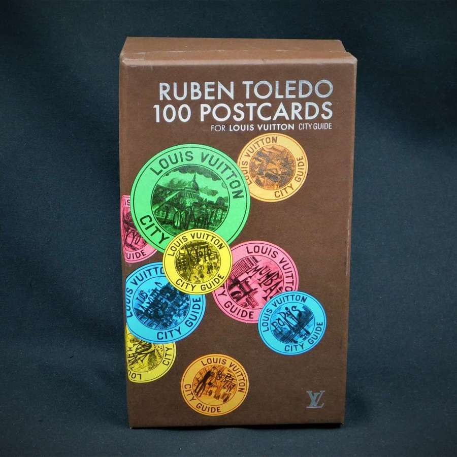 Ruben Toledo for Louis Vuitton 100 City Guide Postcards