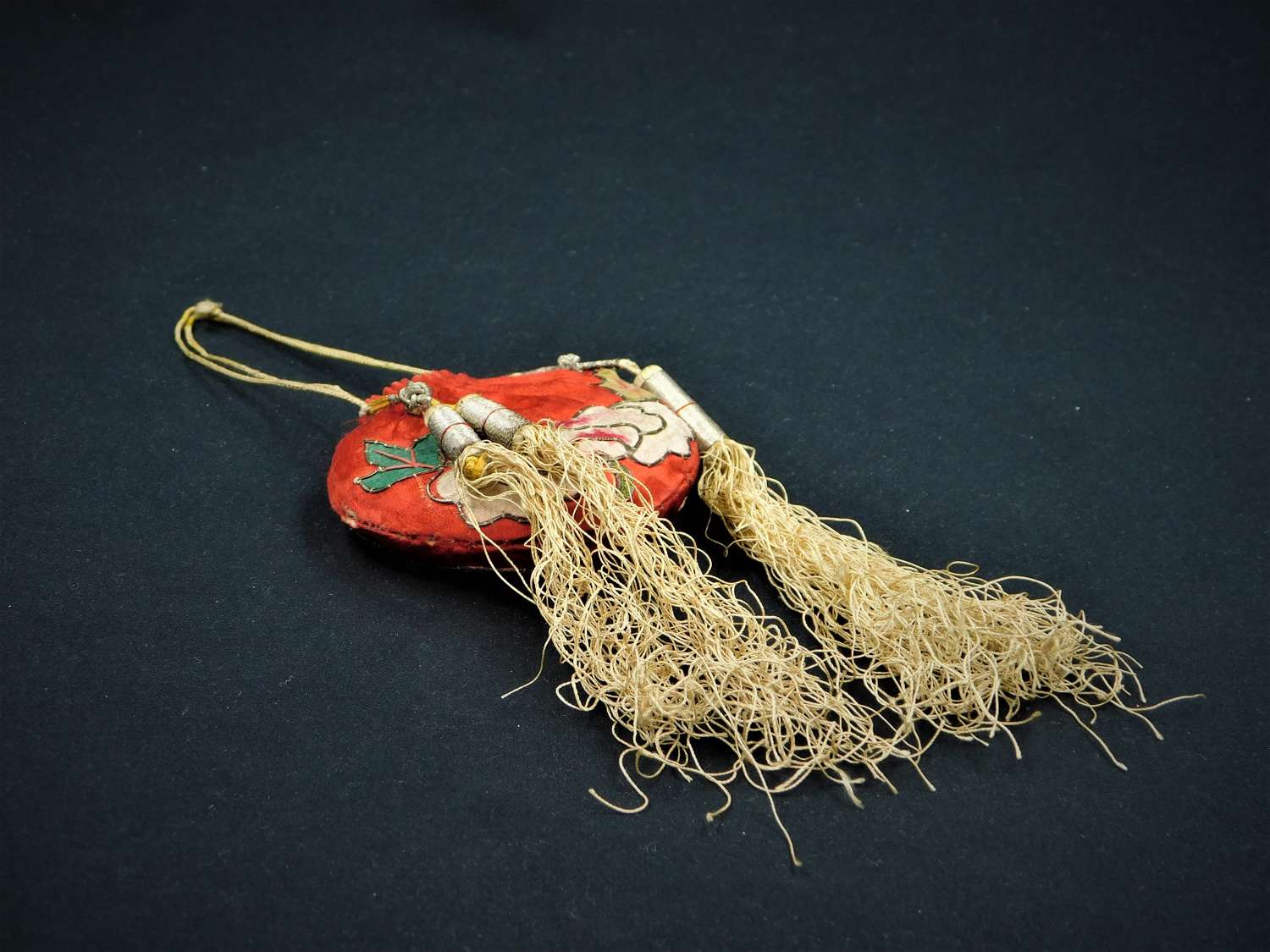 Chinese Silk Snuff Bottle Pouch