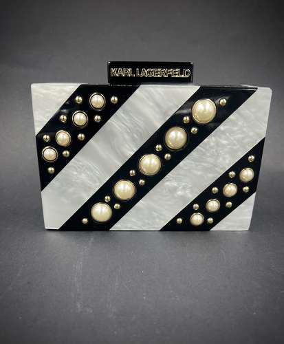 Karl Lagerfeld Pearl Minaudière
