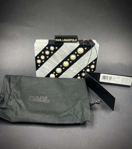 Karl Lagerfeld Pearl Minaudière