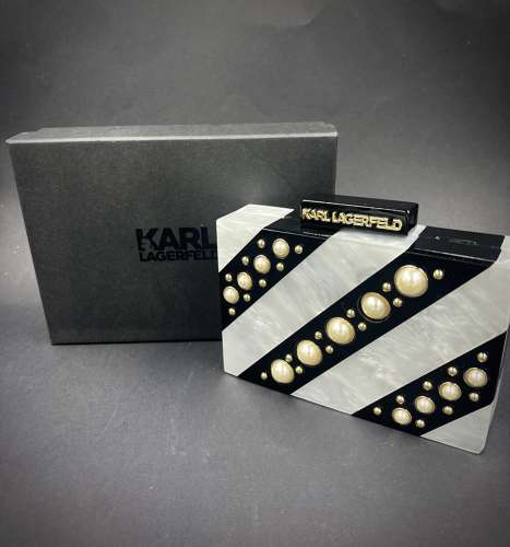 Karl Lagerfeld Pearl Minaudière