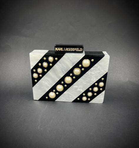Karl Lagerfeld Pearl Minaudière