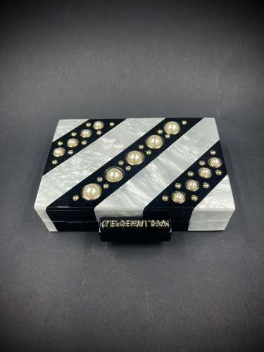 Karl Lagerfeld Pearl Minaudière