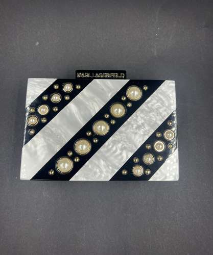 Karl Lagerfeld Pearl Minaudière