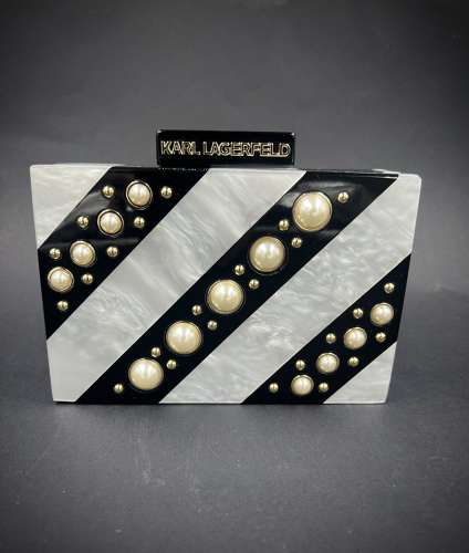 Karl Lagerfeld Pearl Minaudière